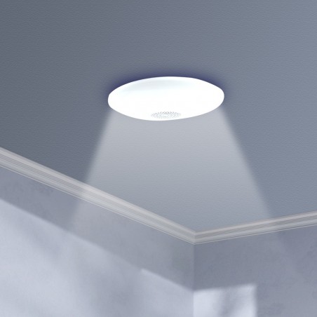 Lámpara circular con mando a distancia música y bluethooth de 24W colores RGB