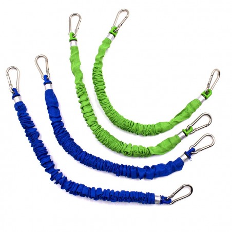 187486 Bandas elásticas de resistencia ganchos y bolsa JUMP ROPE TRAINER