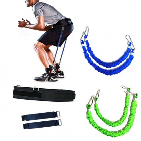 187486 Bandas elásticas de resistencia ganchos y bolsa JUMP ROPE TRAINER