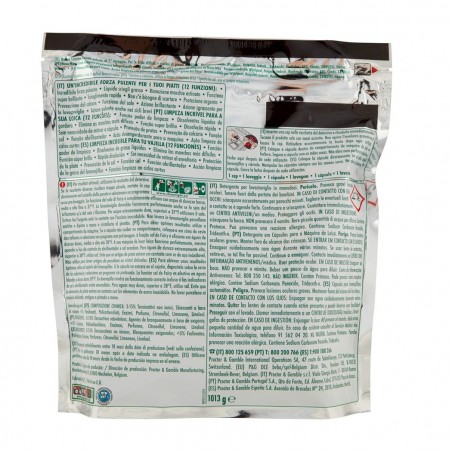 496535 Fairy platinum todo en uno con 68 cápsulas de limón para lavavajillas