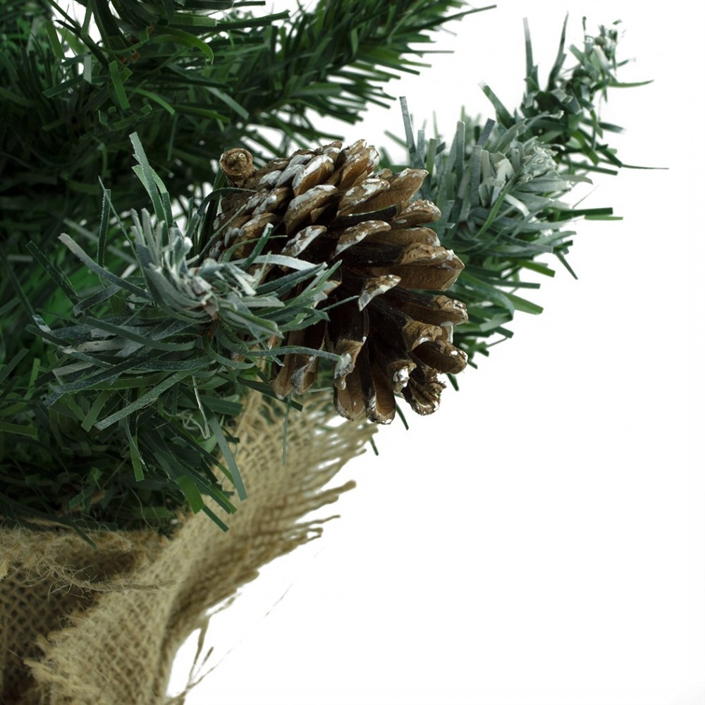 309019 Árbol de Navidad 90Hcm con piñas y base...