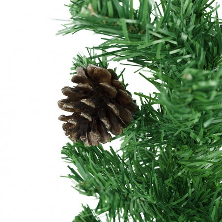 309017 Árbol de Navidad 90H Cm con base de yute el abeto artificial en PVC