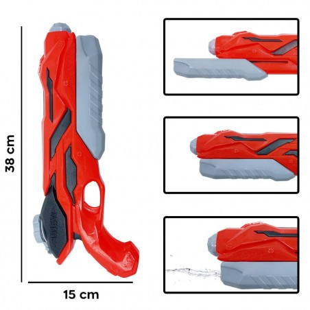 384374 Pistola de pulverización de agua de diseño espacial con largo alcance