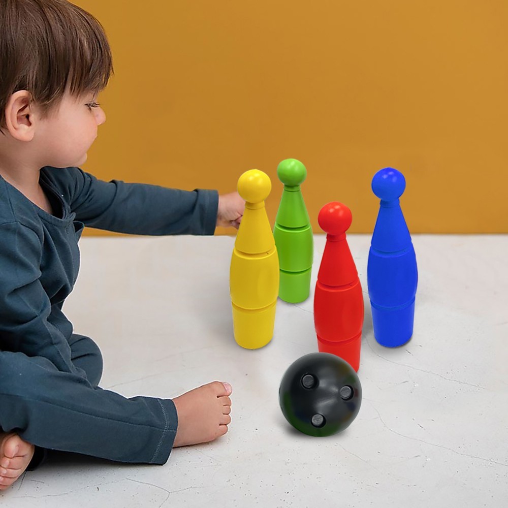 Art. 221754 Set de bowling con 8 bolos y 1 bola...