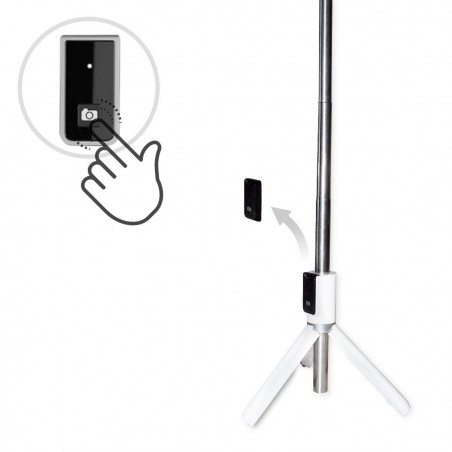 508257 Selfie stick P50 mini trípode inalámbrico ampliable con mando a distancia