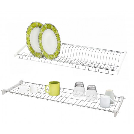 13901 Estante Escurridor de platos y vasos para mueble alto de acero 76cm