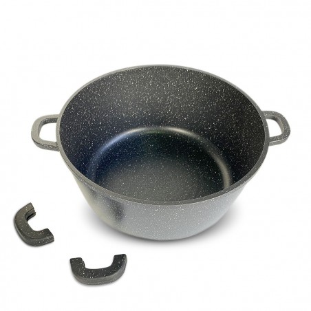 120008 Juego batería en piedra de inducción antiadherente 30 pz DGBAVARIA