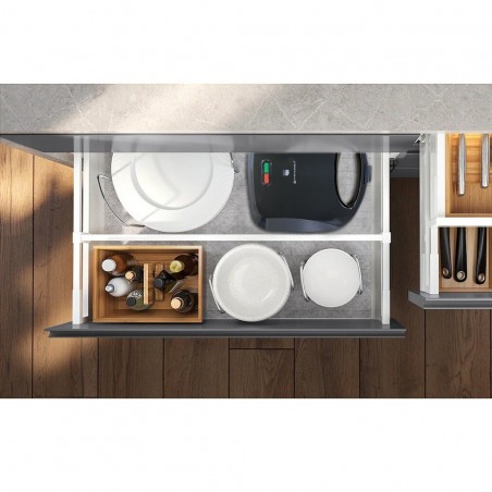 Sandwichera eléctrica BB750 MyIdea Tostadora con placa antiadherente de 750 W