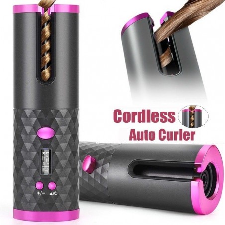 945126 Rizador inalámbrico automático portátil Curl Waves USB Recargable