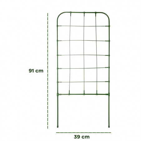 395165 Soporte forma de enrejado para bricolaje Marco de plantas trepadora 91x39