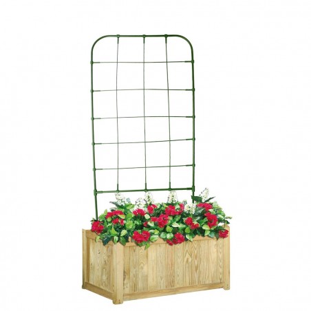 395165 Soporte forma de enrejado para bricolaje Marco de plantas trepadora 91x39