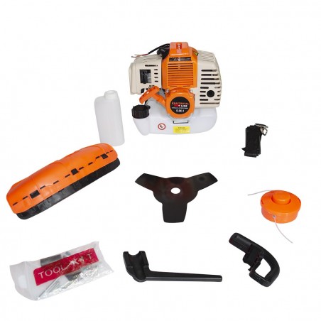 Cortasetos cortadora de aceitunero 52cc KRAFTROYAL 5 en 1 PROFESIONAL jardinería