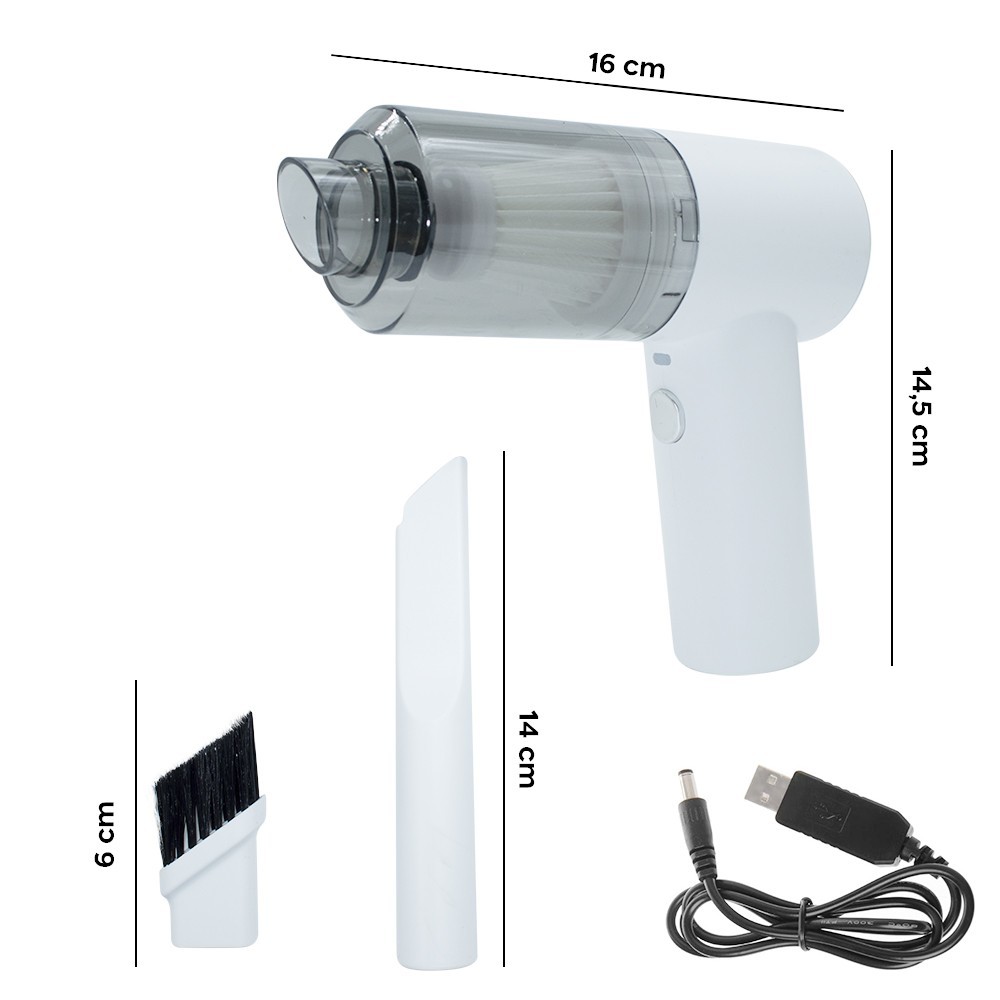111723 Aspirador de mano ciclónico con luz LED...