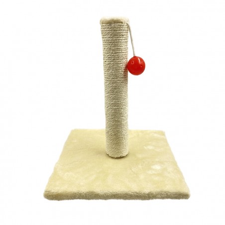 Rascador de sisal con base de madera para gatos - Juguete para mascotas