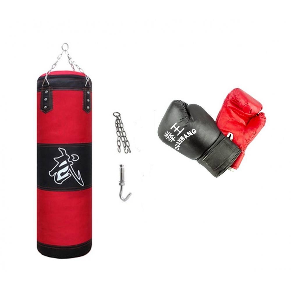 Kit de guantes de boxeo para niños Juego de saco de boxeo para