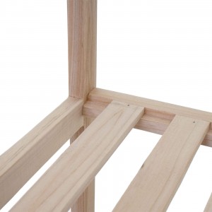 636406 Estantería 5 estantes en madera de abeto mueble... 2