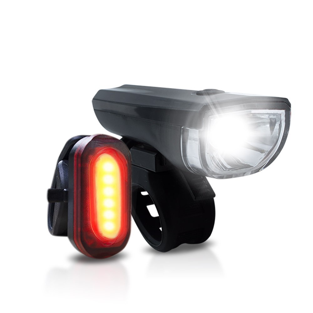 A14680 Kit de luces LED para bicicleta PDR luz delantera y trasera universal