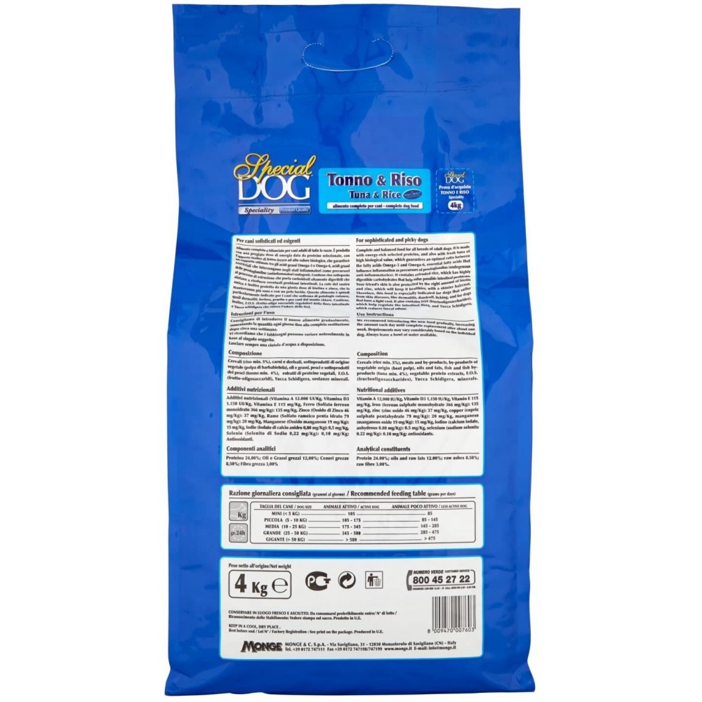 007603 Croquetas para Perros Monge SPECIAL DOG...