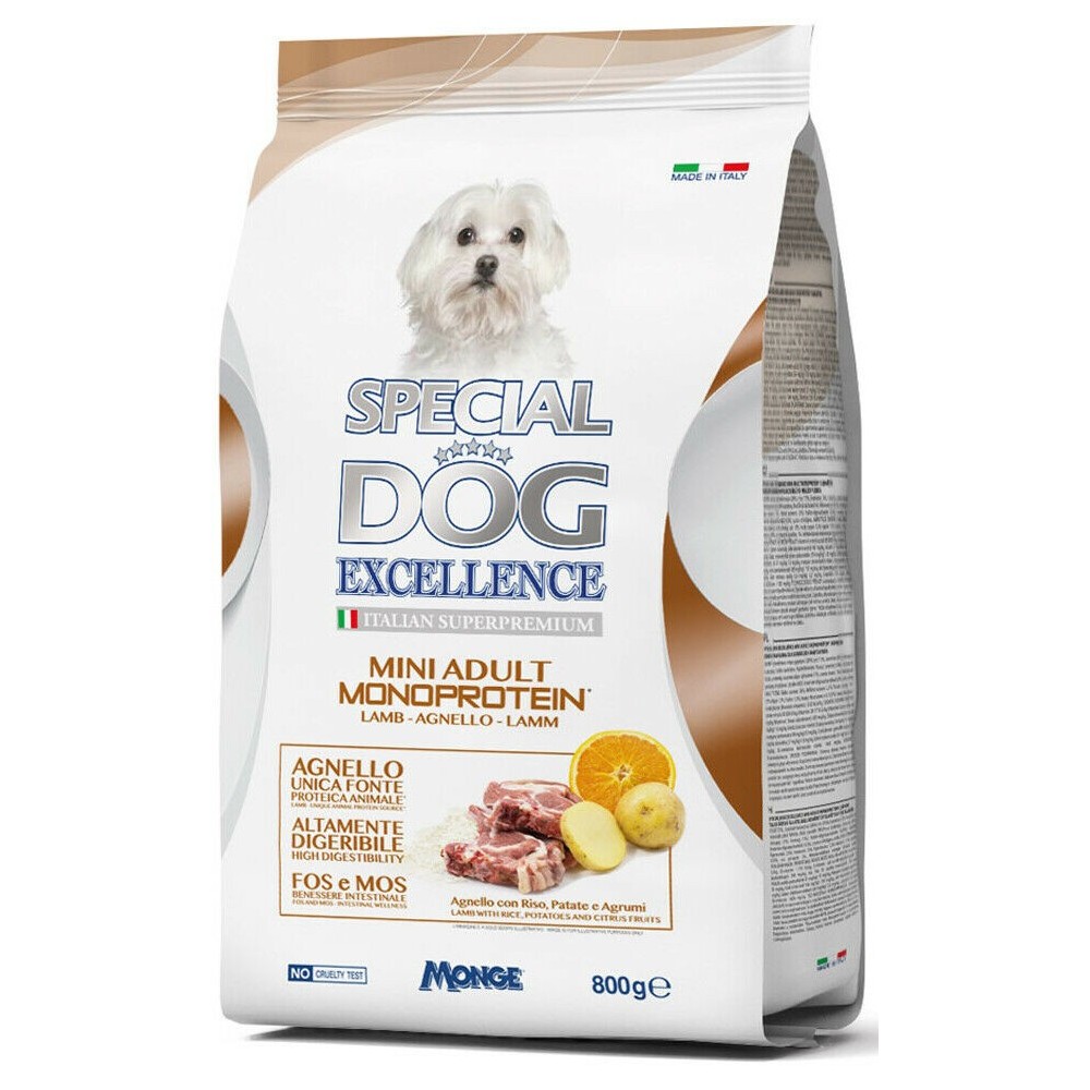059886 Croquetas para Perros Monge SPECIAL DOG Excellence Monoprotein 800gr