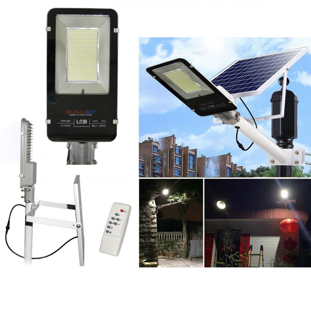 061007 Farola led de 100W con soporte y panel...