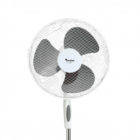 Ventilador de suelo Jordan V-40G 45 vatios 3 velocidades base redonda oscilante