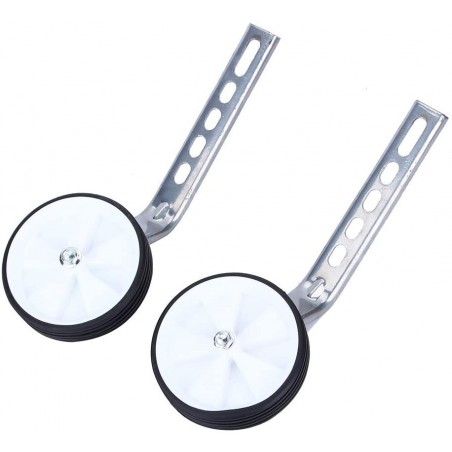 A18650 Set 2 estabilizadores y ruedines para aprender a montar bicicleta 12"20"