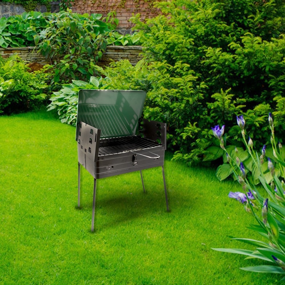 Art. 045 Barbacoa de carbón con maletín y...