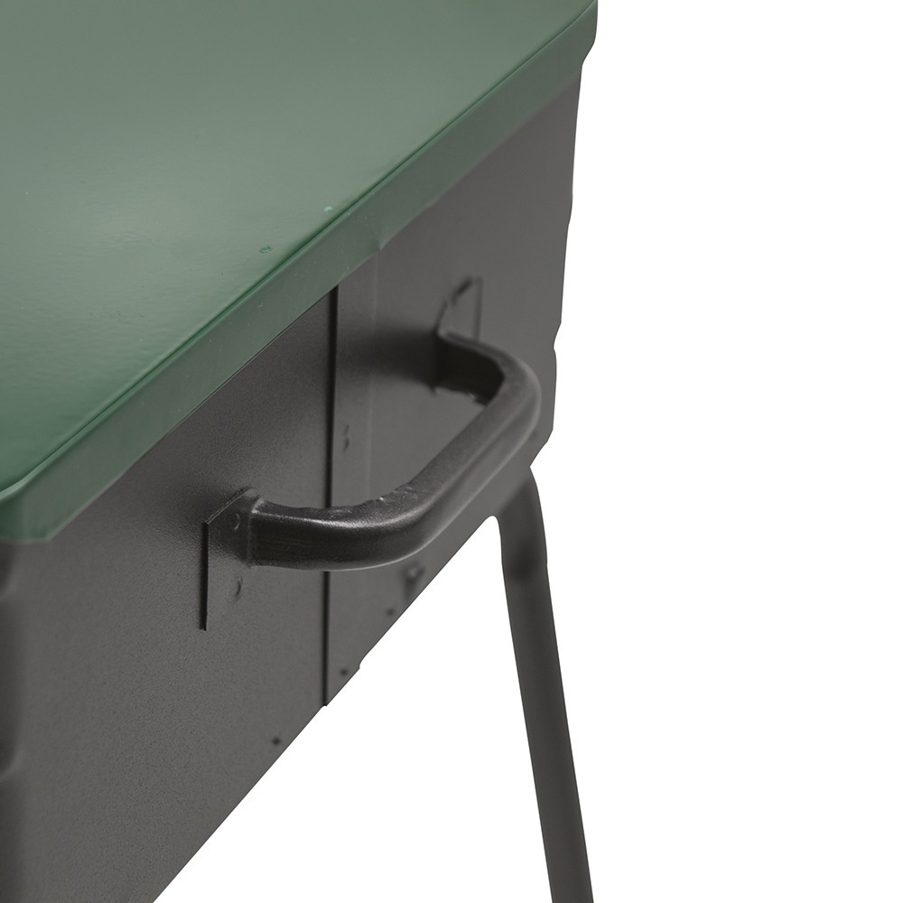 Art. 045 Barbacoa de carbón con maletín y...