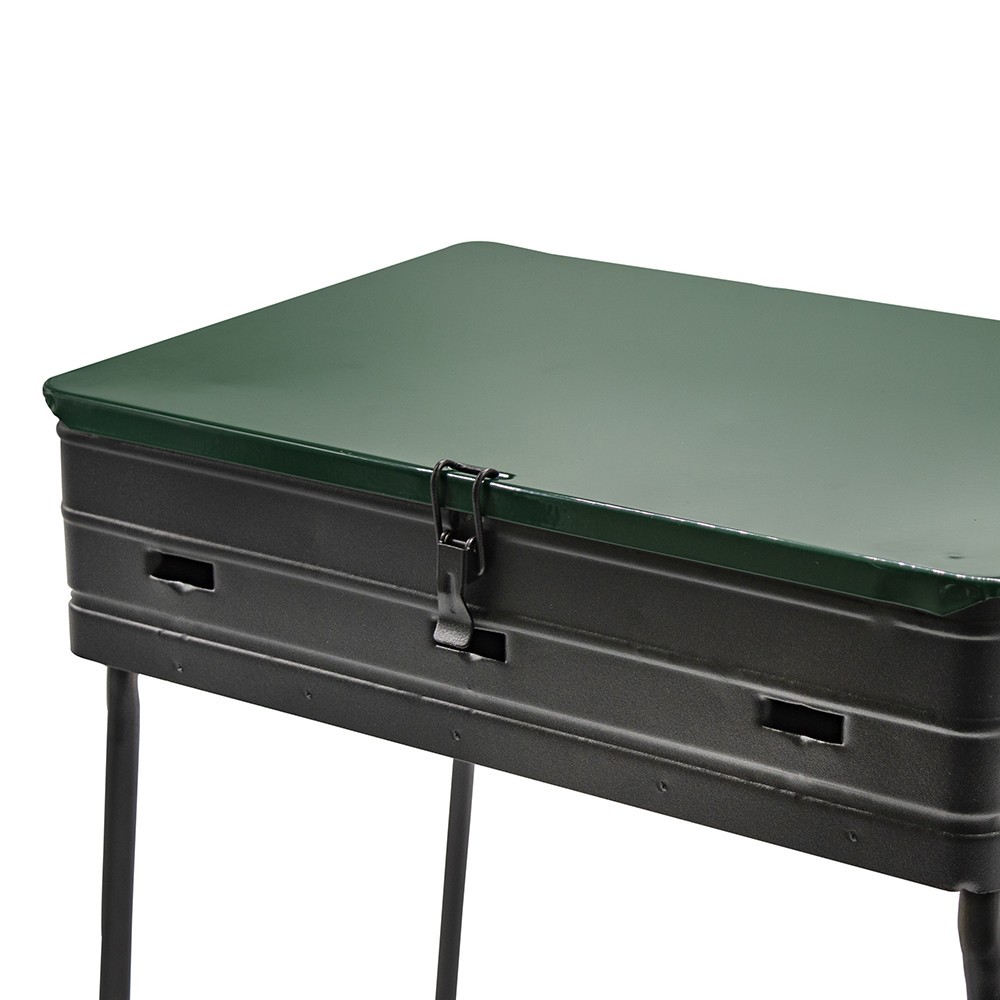 Art. 045 Barbacoa de carbón con maletín y...