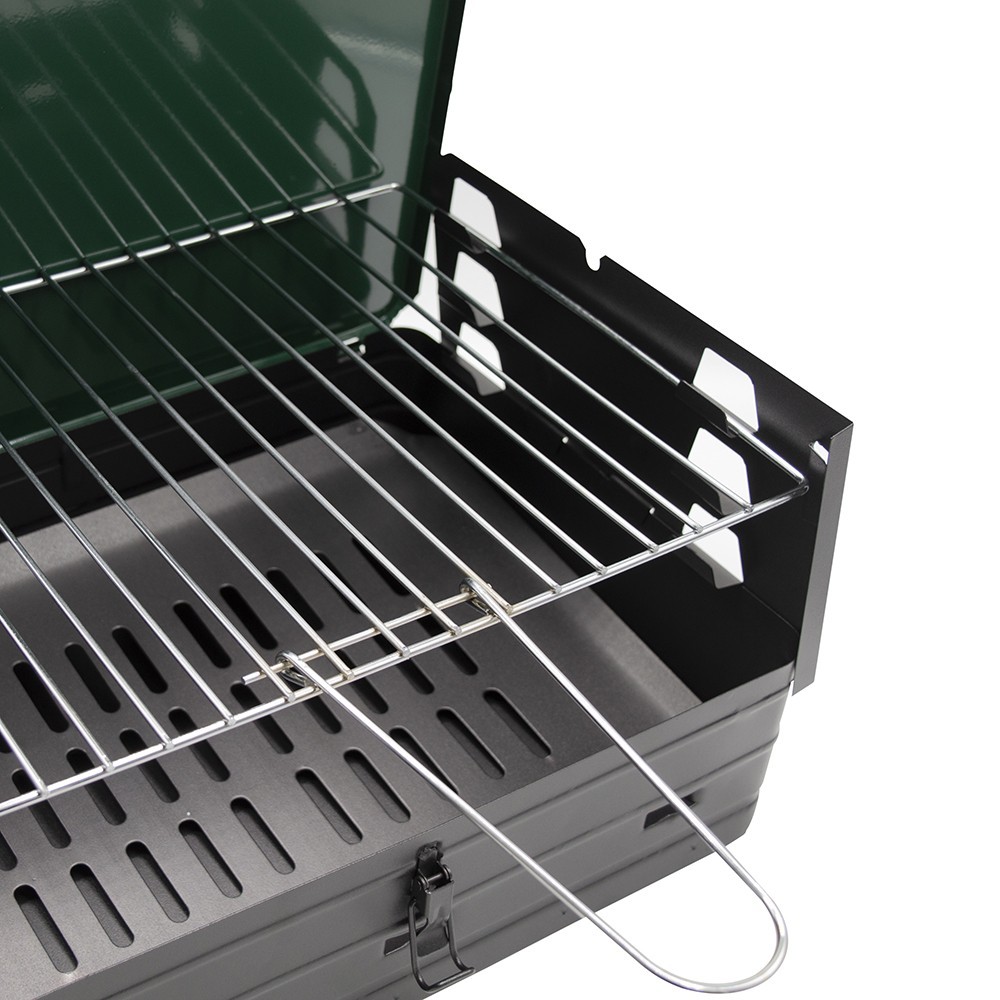 Art. 045 Barbacoa de carbón con maletín y...