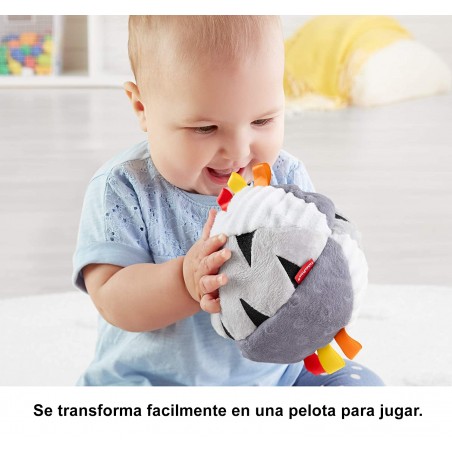 Peluche de felpa Fisher Price hipopótamo con tejido suave y sonidos divertidos