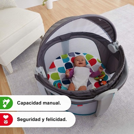 Mini cuna de bebé portátil Fisher Price Baby Gear para interiores y exteriores