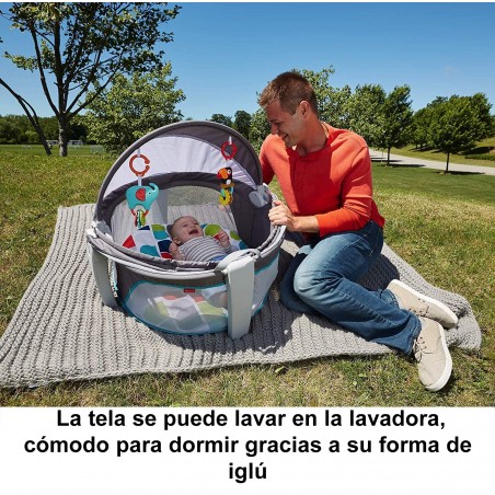 Mini cuna de bebé portátil Fisher Price Baby Gear para interiores y exteriores