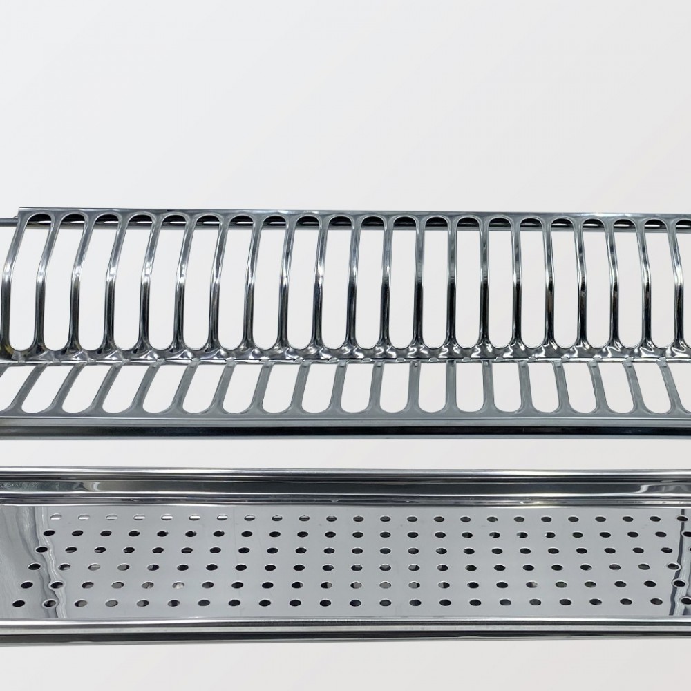 Escurridor de platos de armario con bandeja y...