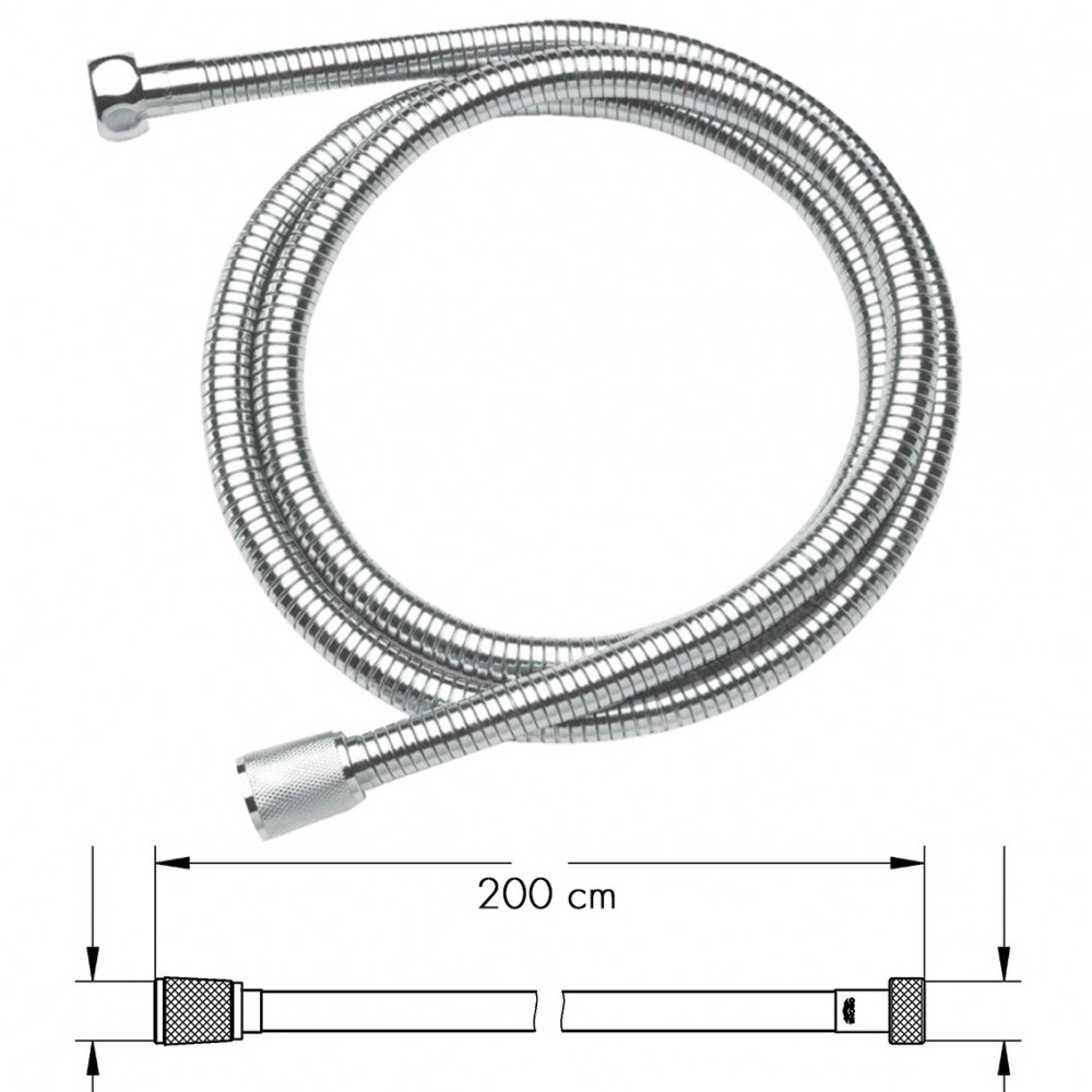 329764 Manguera flexible de metal 2m reemplazo...