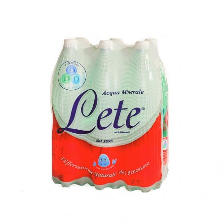 Lete Agua Mineral Natural con Gas 1,5 LT (Paquete de 6 Botellas)