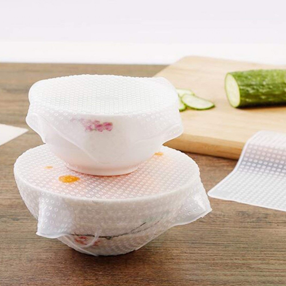 Juego de 3 tapas de silicona extensibles y...