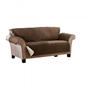 015571 Funda sofá de 2 plazas reversible con apoyabrazos...