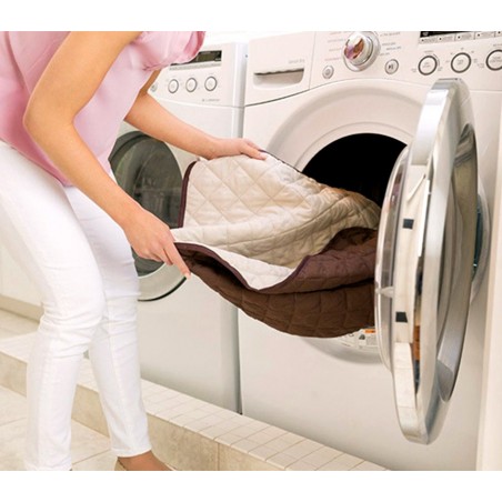 015571 Funda sofá de 2 plazas reversible con apoyabrazos - 140 X 170 CM