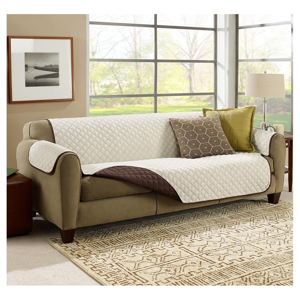 015571 Funda sofá de 2 plazas reversible con...