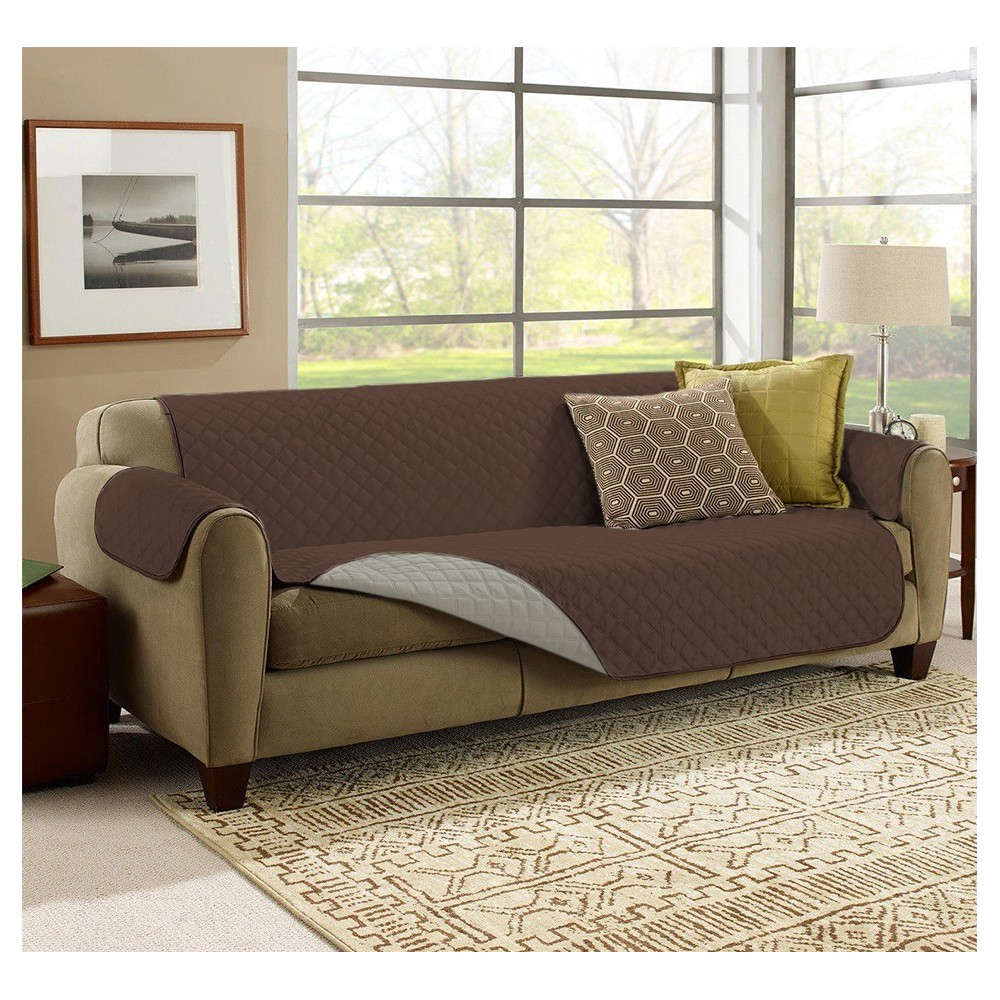 015571 Funda sofá de 2 plazas reversible con...