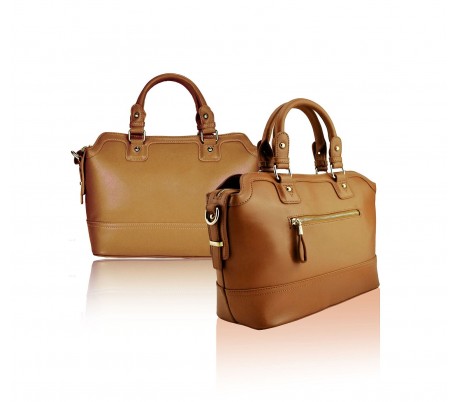 Bolso de mano y hombro de ecopiel para ir de shopping mod. ILARIA - Moda y tendencia femenina