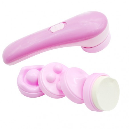 751295 Masajeador facial RELAXING FACE con 5 cabezas diferentes 2 velocidades