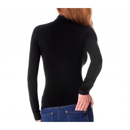 VKA21 Camiseta medio cuello térmico e interior de felpa en colores surtidos