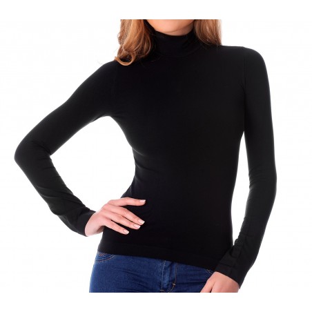 VKA21 Camiseta medio cuello térmico e interior de felpa en colores surtidos