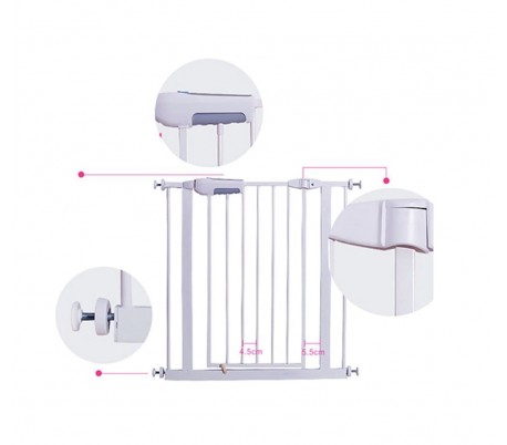 Barrera de seguridad y bloqueo extensible para bebés y animales / Puerta de bloqueo KH-001