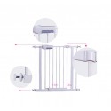 Barrera de seguridad y bloqueo extensible para bebés y animales / Puerta de bloqueo KH-001