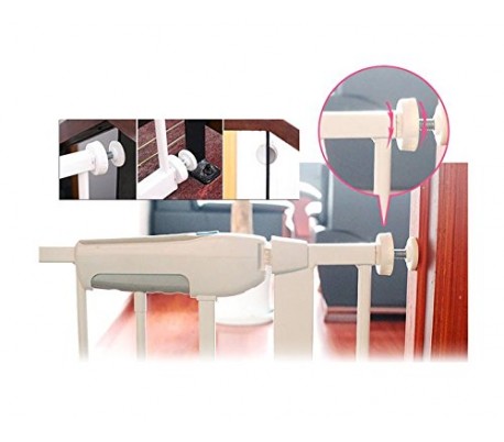 Barrera de seguridad y bloqueo extensible para bebés y animales / Puerta de bloqueo KH-001