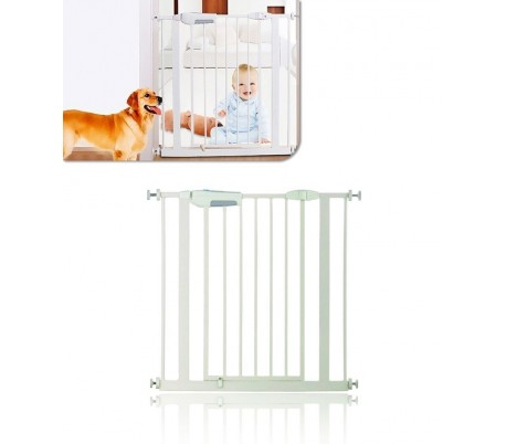 Barrera de seguridad y bloqueo extensible para bebés y animales / Puerta de bloqueo KH-001