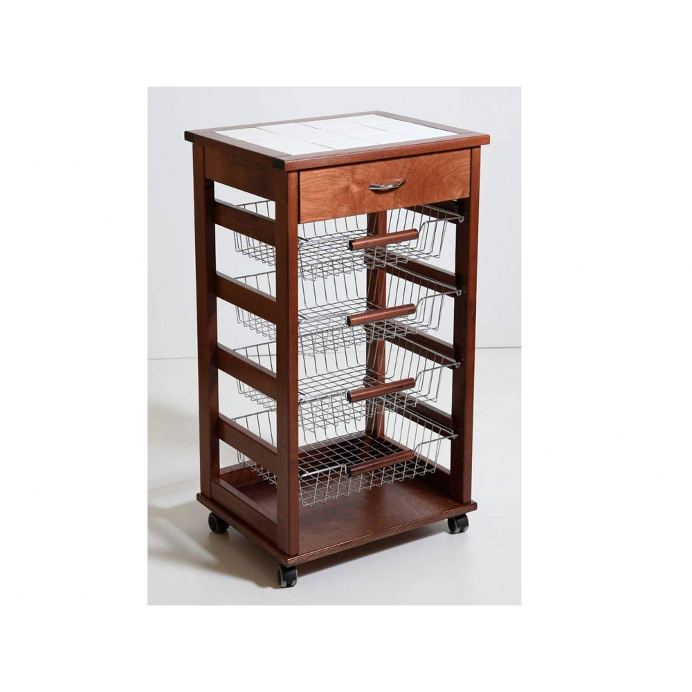 380038 Carro en madera de haya Vesuvio porta...